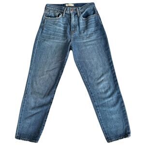 Madewell The Momjean in Downey Wash, Size 26 Distressed Faded Vintage